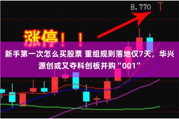 新手第一次怎么买股票 重组规则落地仅7天，华兴源创或又夺科创板并购“001”