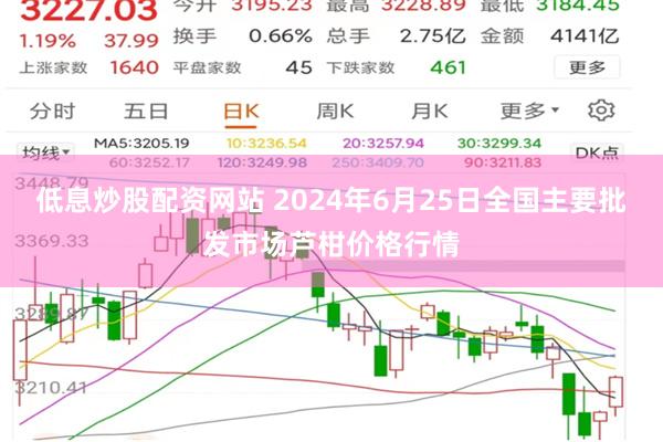 低息炒股配资网站 2024年6月25日全国主要批发市场芦柑价格行情