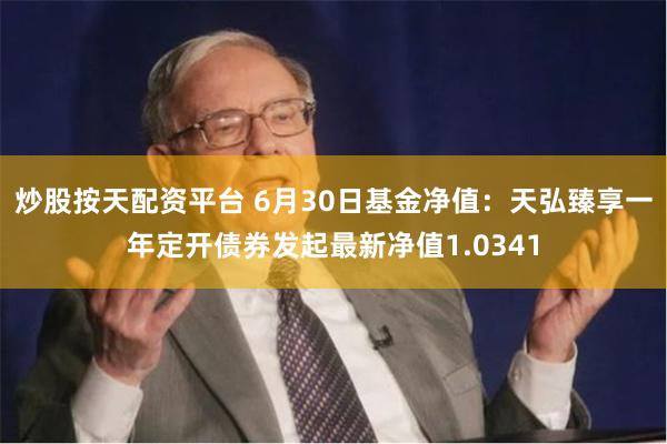 炒股按天配资平台 6月30日基金净值：天弘臻享一年定开债券发起最新净值1.0341